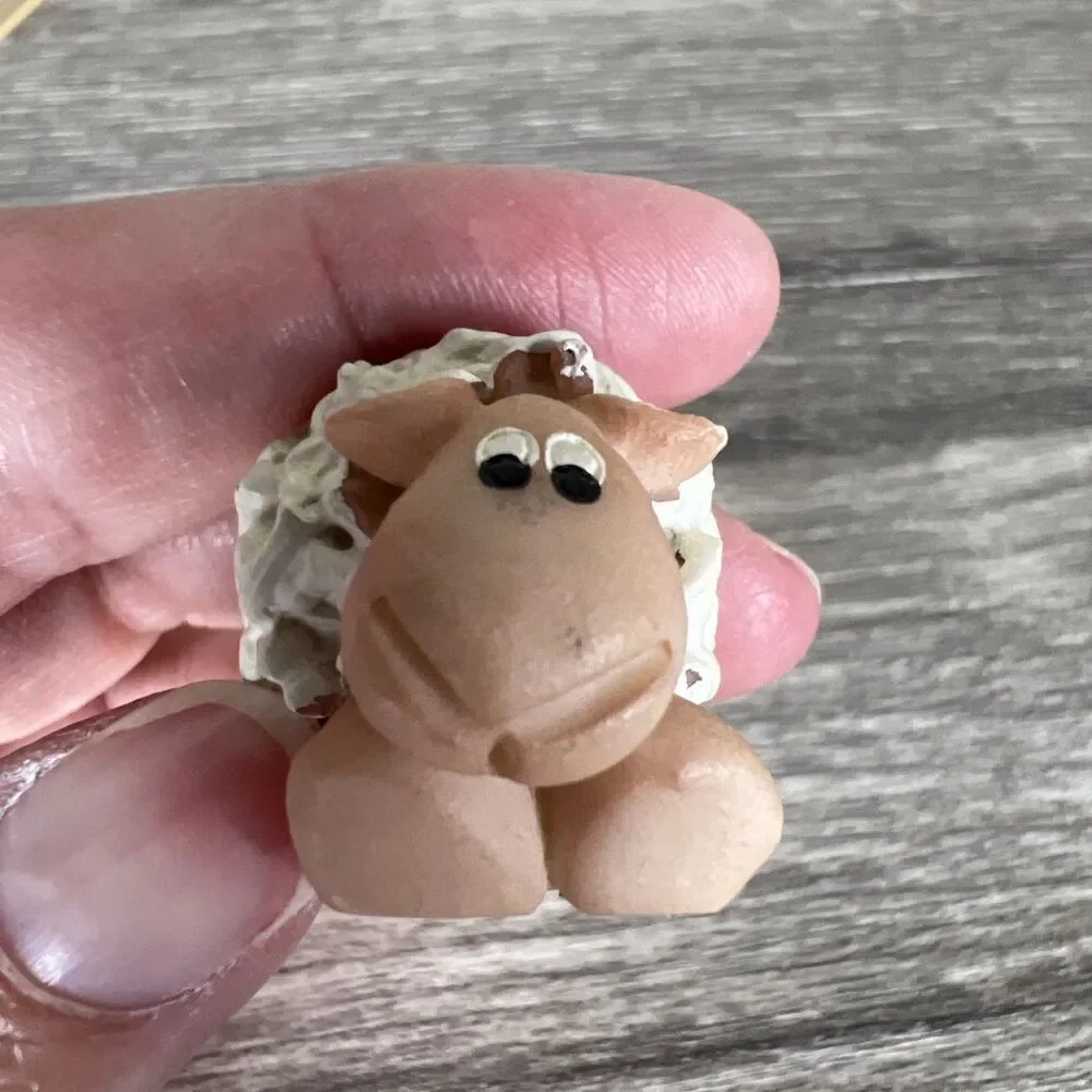 Vintage Russ Berrie Kirks Kritters Nativity Camel And Sheep